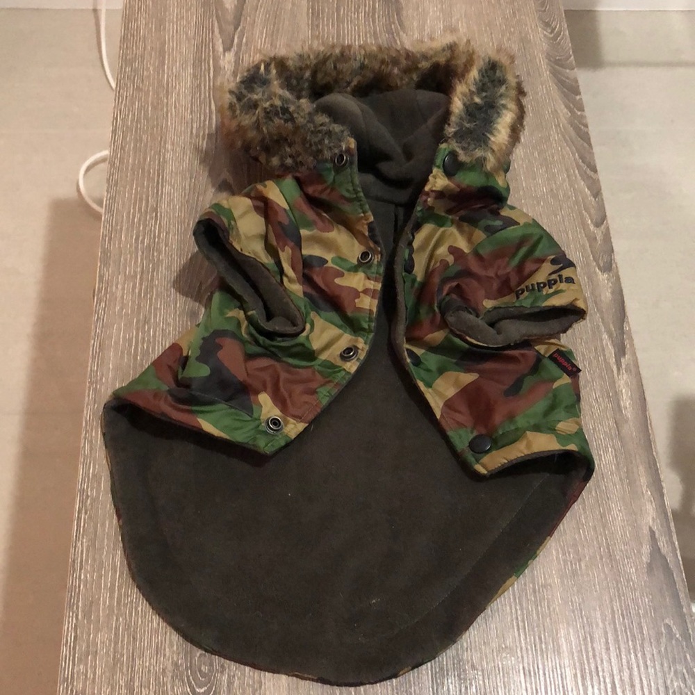 Puppia Camo Dog Parka